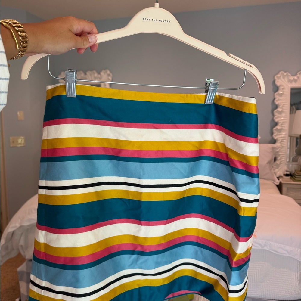LOFT Multicolor Striped Pencil Skirt - Picture 5 of 7
